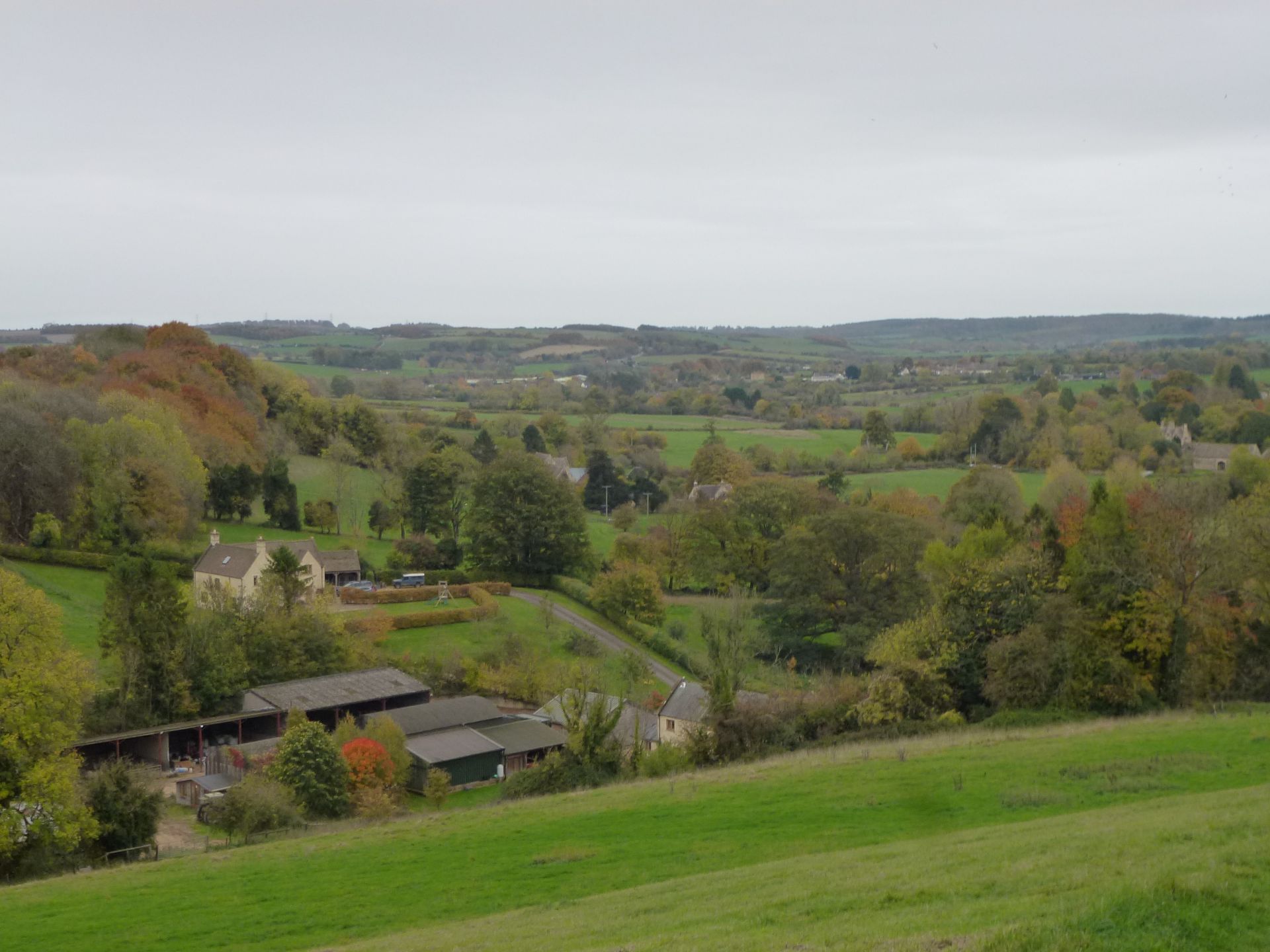 Photo of view above Whittington